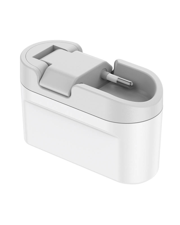 Wall charger 2xUSB-C Budi 65W (белый)