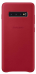 Кожаный чехол Samsung EF-VG973LREGEU для Samsung G973 Galaxy S10 красный