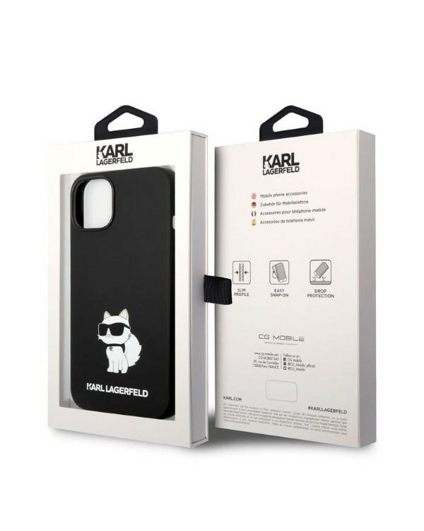 Дополнительное изображение книги «Karl Lagerfeld Liquid Silicone Choupette NFT Case for iPhone 14 Black»