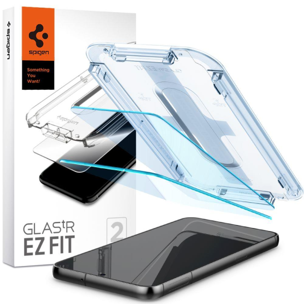 ТЕМПЕРИРОВАННОЕ СТЕКЛО Spigen GLAS.TR "EZ FIT" 2-PACK GALAXY S23+ PLUS CLEAR