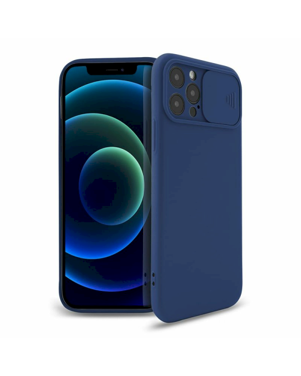 Fusion Camera Protect силиконовый чехол для Apple iPhone 13 Pro Max синий