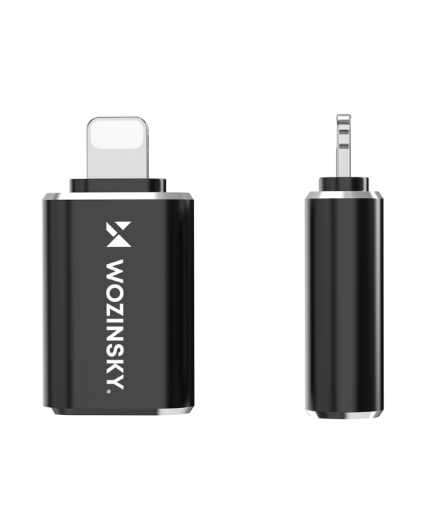 Wozinsky WALC-01 Переходник с Lightning на USB-C - черный