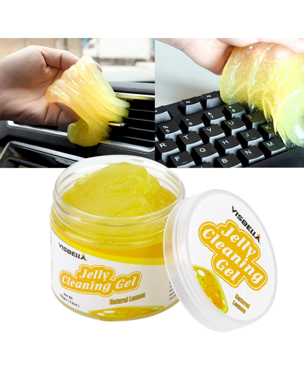 Visbella гель для чистки клавиатуры / труднодоступных мест / автомобильной панели Желтый