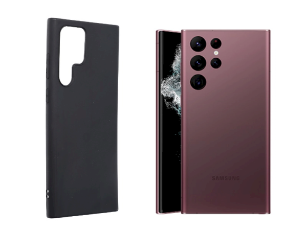 Fusion soft matte силиконовый чехол для Samsung S908 Galaxy S22 Ultra черный