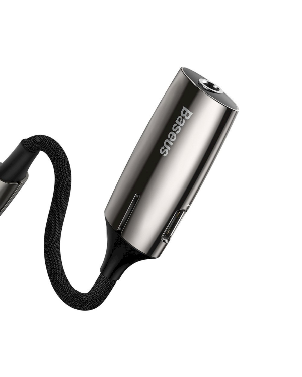 Baseus CATL60S-0A Универсальный переходник адаптер для аудио USB-C -> 3.5mm Серый