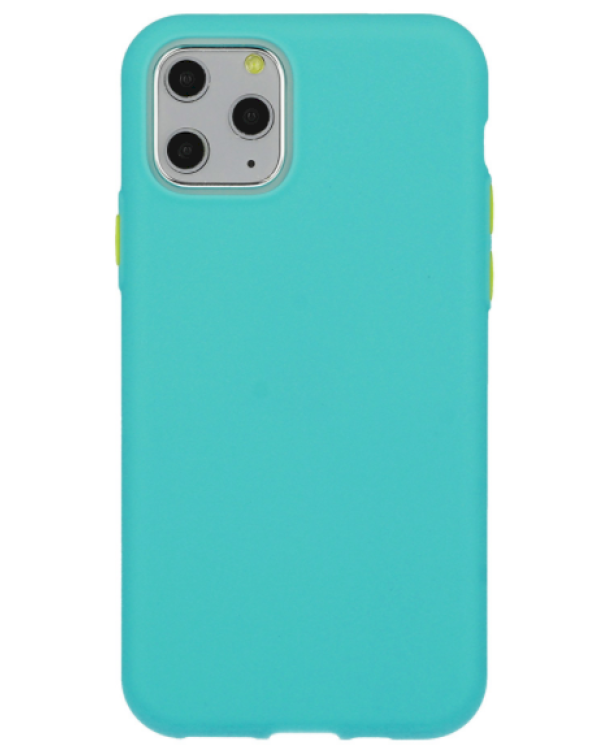 Fusion Solid Case Силиконовый чехол для Samsung A715 Galaxy A71 ментоловый