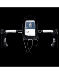 Wozinsky Bicycle Front Frame Handlebar Bag Touch Screen Phone Holder 1L black (WBB16BK)