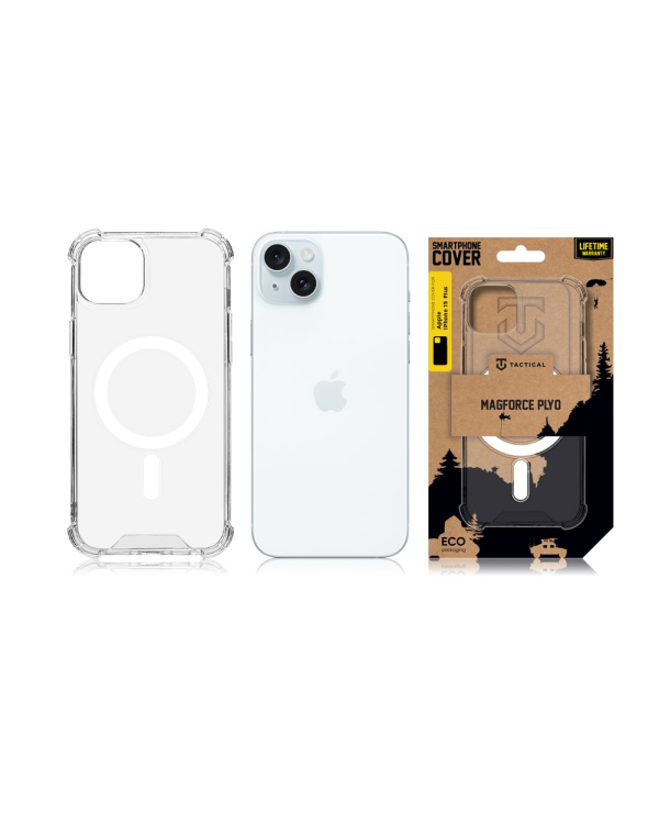 Tactical MagForce Plyo защитный чехол для телефона Apple iPhone 15 Plus прозрачный