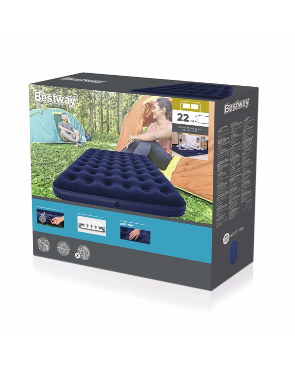 Матрас, Velvet 203 152 22 см BESTWAY (67003)