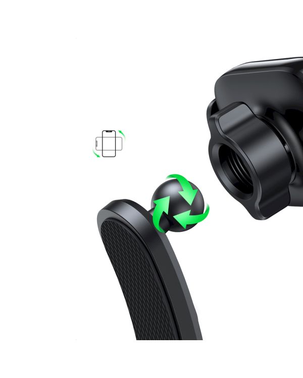 Дополнительное изображение книги «Ugreen suction cup car phone holder for cockpit black (LP370)»