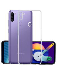 Fusion Ultra Back Case 1 mm Прочный Силиконовый чехол для Samsung M115 Galaxy M11 Прозрачный
