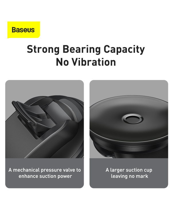 Автомобильный держатель Baseus Easy Control Clamp для решетки радиатора | приборной панели (черный)