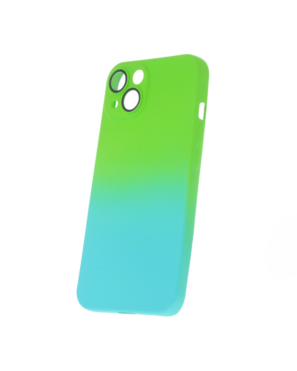 Fusion Neogradient case 3 силиконовый чехол для Xiaomi Redmi Note 12 Pro 5G (Global) | Poco X5 зеленый голубой