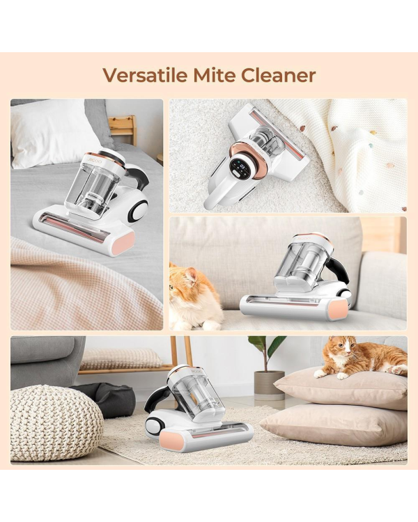 JIGOO J300 пылесос против клещей для матраса | дивана со съемным контейнером