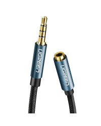 AUX jack audio extender 3.5 mm UGREEN AV118, 0,5m (blue)