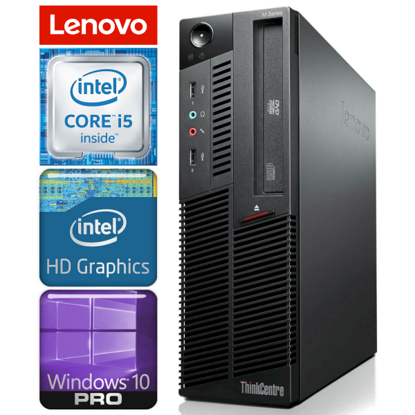 Lenovo M90 SFF i5-650 4GB 500GB DVD WIN10PRO/W7P [refurbished]