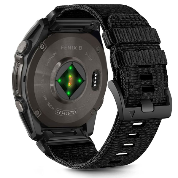 Обложка книги «TECH-PROTECT NYLON CLASSIC GARMIN FENIX 5X | 5X PLUS | 6X | 6X PRO | 7X | 8 (51 MM) BLACK»