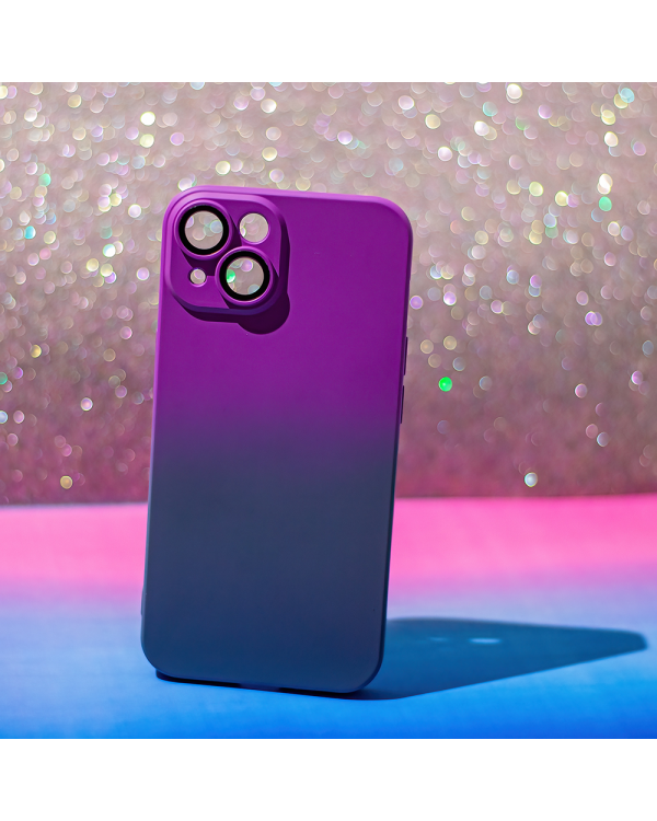 Fusion Neogradient case 2 силиконовый чехол для Samsung A336 Galaxy A33 5G фиолетовый синий