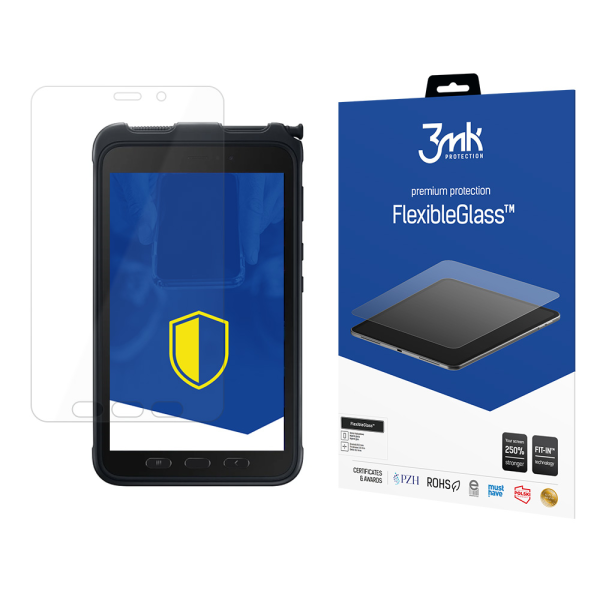 Обложка книги «Samsung Galaxy Tab Active 3 - 3mk FlexibleGlass™ 8.3'' screen protector»