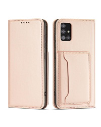 Fusion Magnet Card книжка чехол для Samsung A136 Galaxy A13 5G / A04S розовый