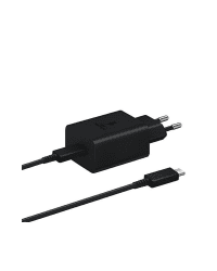 Samsung EP-T4510XBEGEU зарядка USB Type C 45W PD PPS + USB Type C провод черный 