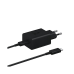 Samsung EP-T4510XBEGEU зарядка USB Type C 45W PD PPS + USB Type C провод черный 