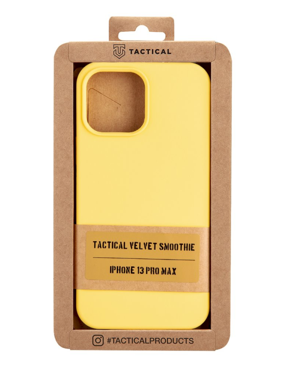 Tactical Velvet Smoothie Cover for Apple iPhone 13 Pro Max Banana