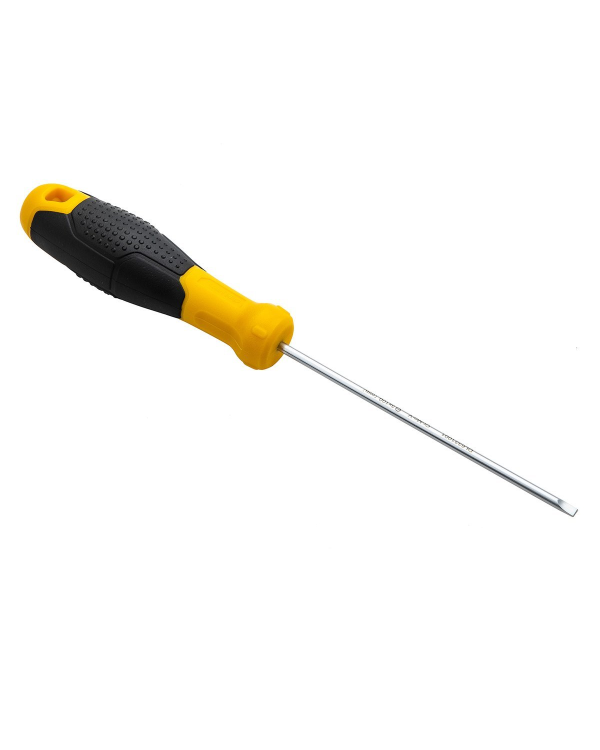Отвертка шлицевая 3x100 мм Deli Tools EDL6331001 (желтая)