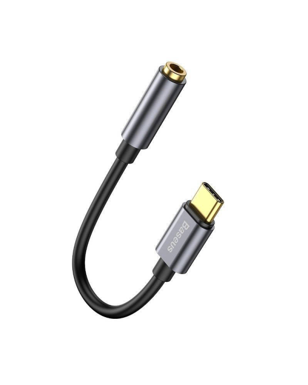Baseus L54 Audio Adapter USB-C + mini jack 3,5mm (Black+Gray)