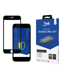 Apple iPhone 7/8 Black - 3mk HardGlass Max Lite™ screen protector