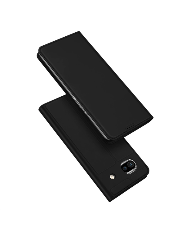 Dux Ducis Skin Pro Case for Google Pixel 7a Flip Card Wallet Stand Black