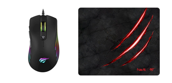 Gaming set mouse + mouse pad Havit GAMENOTE MS1007CM 