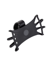Swivel silicone bike holder - black