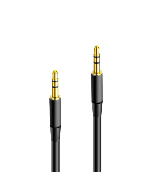 Дополнительное изображение книги «Maxlife audio cable jack 3.5 mm - jack 3.5 mm 1m black»