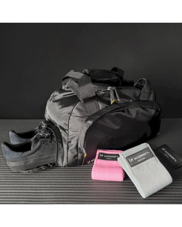 Wozinsky sports bag backpack hand luggage bag 40x20x25 cm for plane black (WSB-B01)