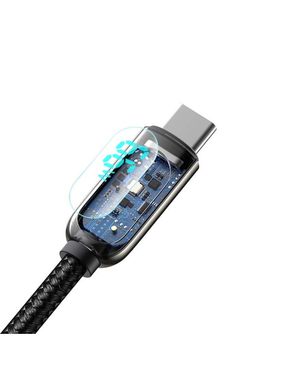 Baseus Display Cable USB to Type-C, 66W, 2m (черный)