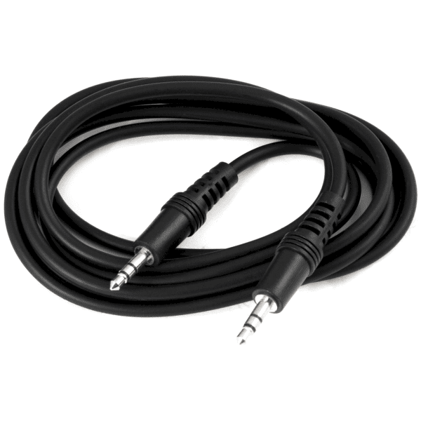 Кабель Fusion audio AUX 3,5 мм -> 3,5 мм 1,5 м черный