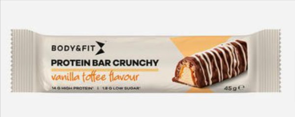 Body & Fit Crunchy Vanilla Протеиновый батончик 45 г - (Протеин 14г) Body & Fit Crunchy Vanilla Протеиновый батончик 45 г - (Протеин 14г)