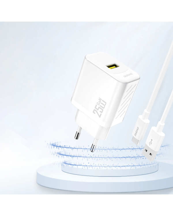 Зарядное устройство Dudao A27S 25W GaN USB-A - белый