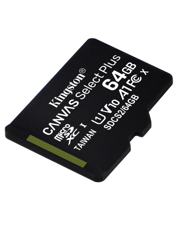 Kingston memory card 64GB microSDXC Canvas Select Plus cl. 10 UHS-I 100 MB|s