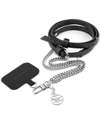 Guess GUOUC4MG4EK Универсальный ремешок CBDY |black 4G Цепочка