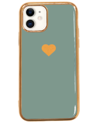 Fusion Heart Case Силиконовый чехол для Apple iPhone 11 Pro Зеленый