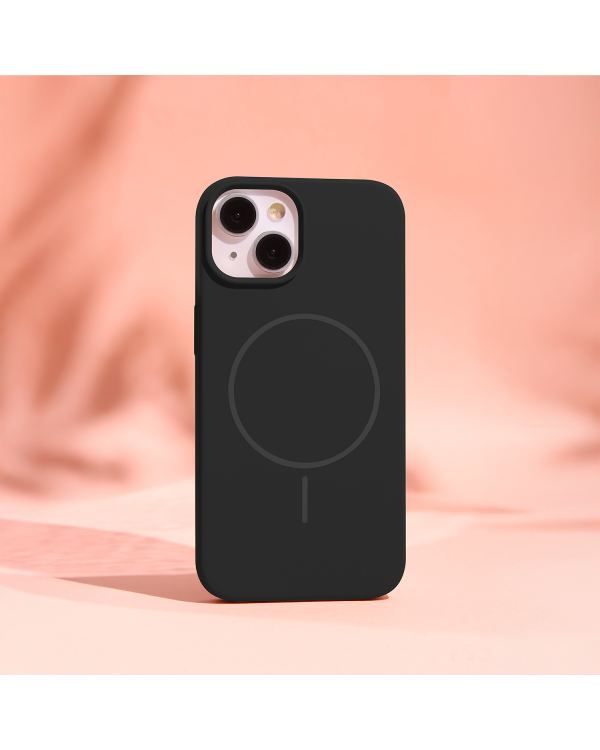 Чехол Fusion silicone Thin Magsafe для iPhone 16 Pro Max 6,9 черный