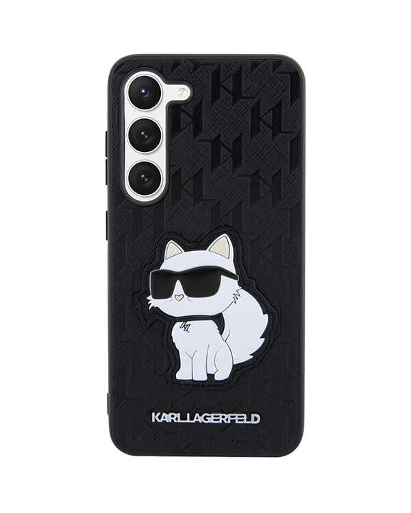 Дополнительное изображение книги «Karl Lagerfeld KLHCS23SSAKLHCPK S23 S911 hardcase czarny|black Saffiano Monogram Choupette»