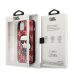 Karl Lagerfeld Monogram Ikonik Case for iPhone 13 Red