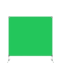 PULUZ 2 x 2m Photo Studio Background Green Nylon Lycra Backdrops