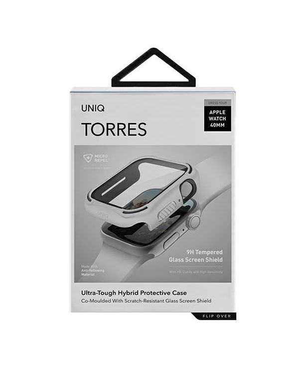 Uniq Torres Apple Watch Series 4|5|6 | SE 40mm case. white | dove white