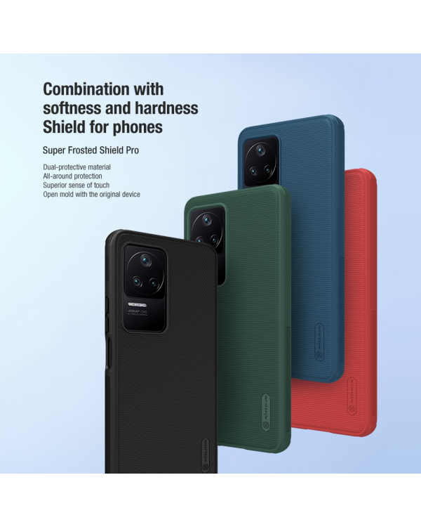 Дополнительное изображение книги «Nillkin Super Frosted PRO Back Cover for Poco F4 5G Black»