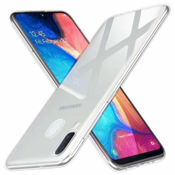 Fusion Ultra Back Case 0.3 mm Прочный Силиконовый чехол для Samsung A202 Galaxy A20e Прозрачный