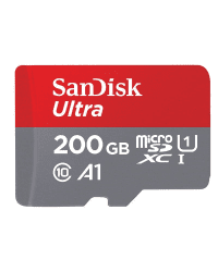 Memory card SanDisk Ultra Android microSDXC 200GB 120MB/s A1 Cl.10 UHS-I (SDSQUA4-200G-GN6MA)
